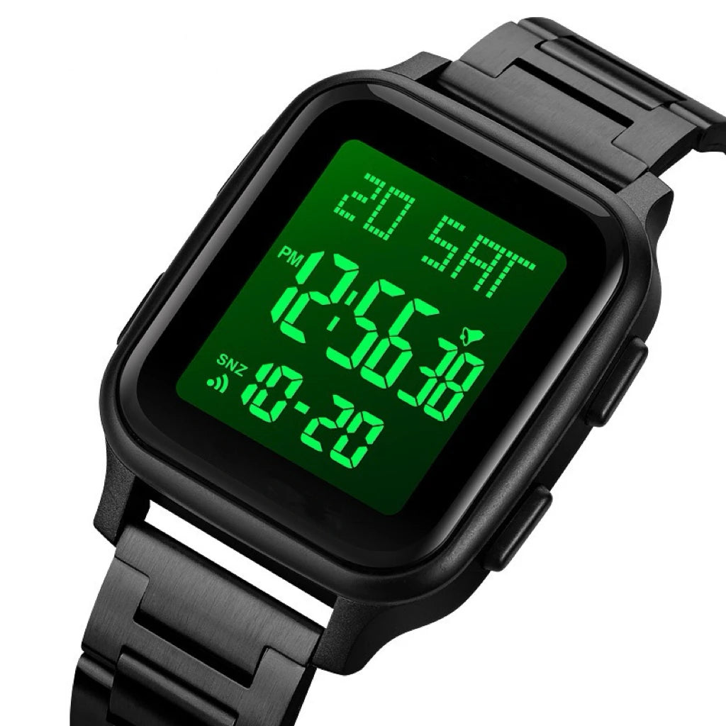 Sports Watches for Men Waterproof Digital Electronic Stainless Steel Clock Led Display Wristwatches Mens Reloj Hombre