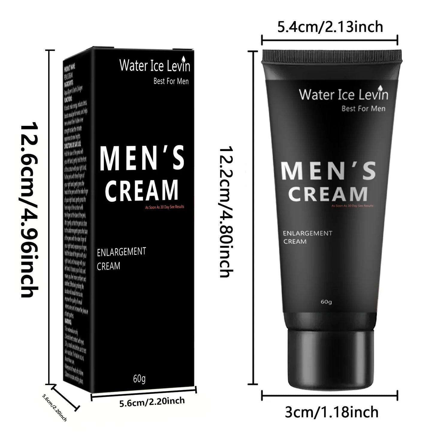 Men's Skin Friendly Massage Cream - 60g, Alcohol-Free, Suitable for All Skin Types, Deeply Nourishes and Moisturizes, and Improves Secretary Attractiveness, Ideal for Men's Personal Care