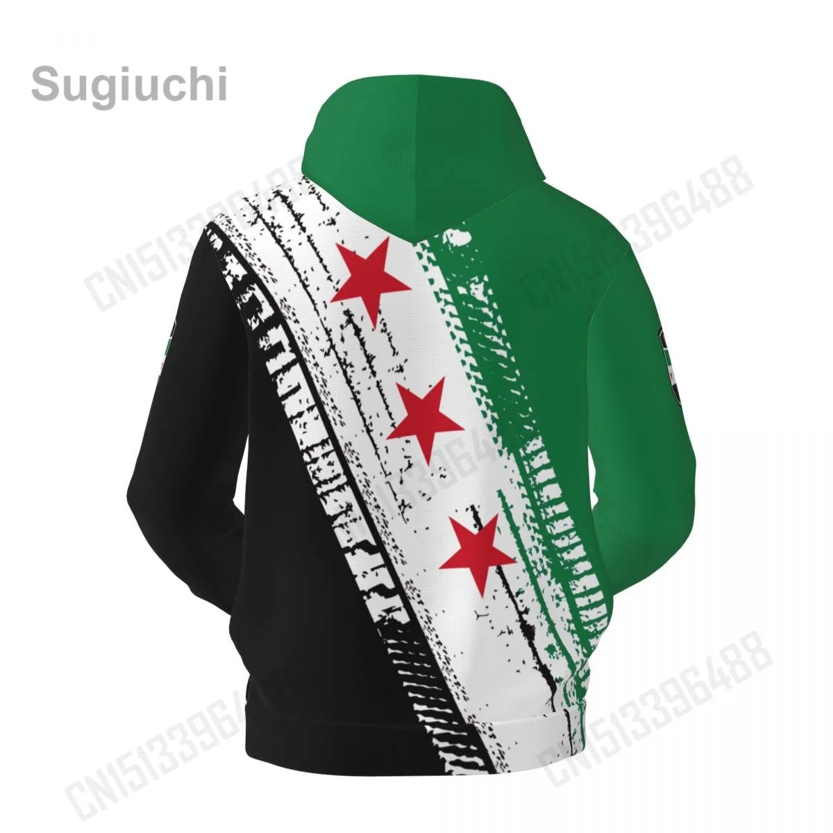 2025 Syria 1932-1958 3D Fleece Hoodie Polyester Warm With Pocket Super Soft Men Women Sweatshirt Unisex Pullover Hoodies