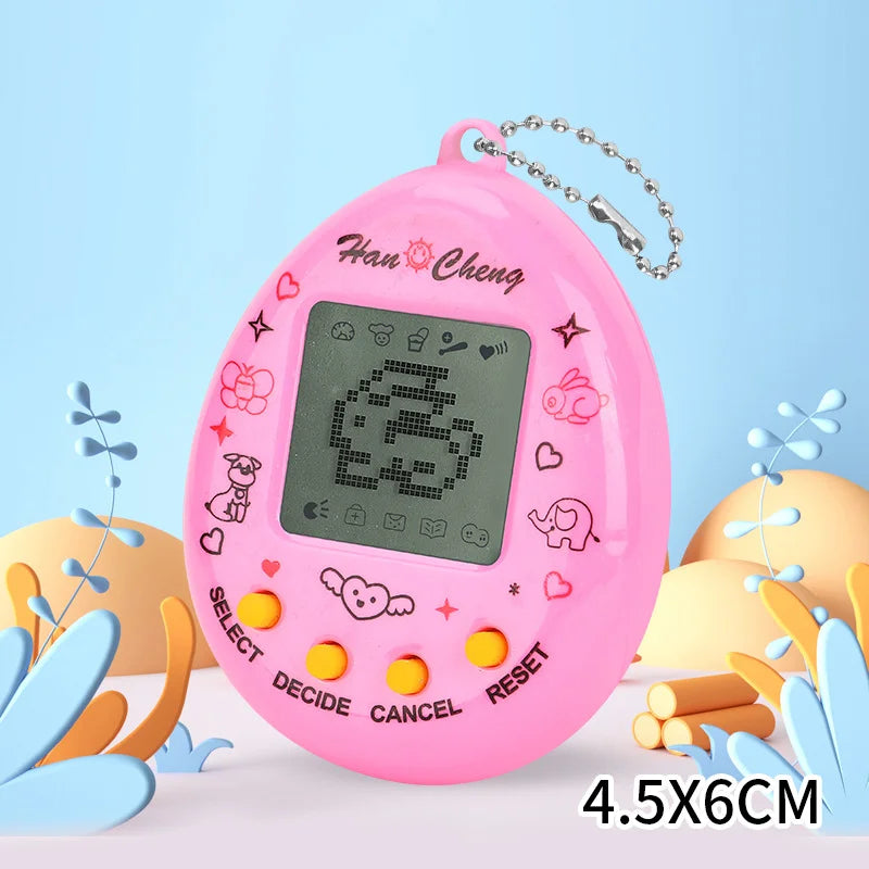 Tamagotchi 1Pcs Children's electronic Pet 168 Pets In 1 Virtual Cyber kid Digital Pet Toy Pixel Funny Gift Play Toy keychain BTJ