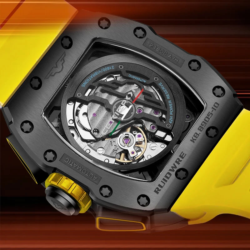 2025 New Mens Automatic Watches for Men Pagani Designs Hollow Out Chronograph Waterproof Men's Mechanical Watch Man Reloj Hombre