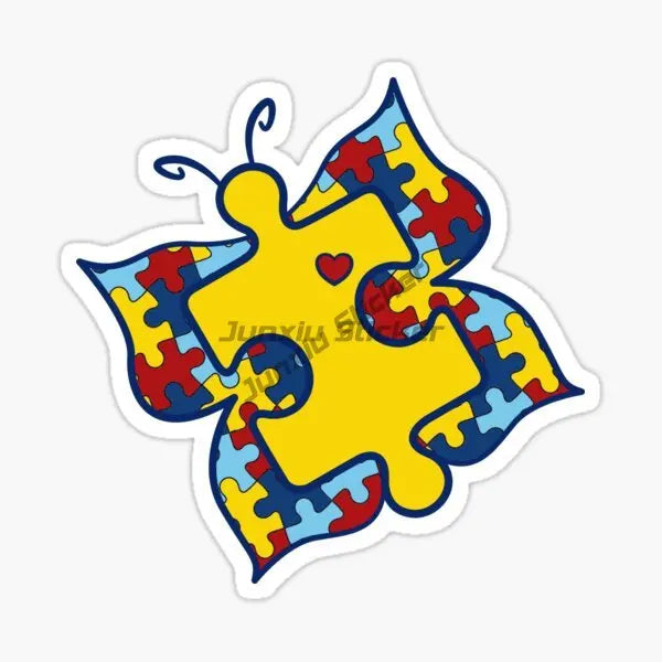 AUTISM Motorcycle Laptop Car RV SUV Wall Car Stickers PVC Vinyl Reflective Stickers Decals