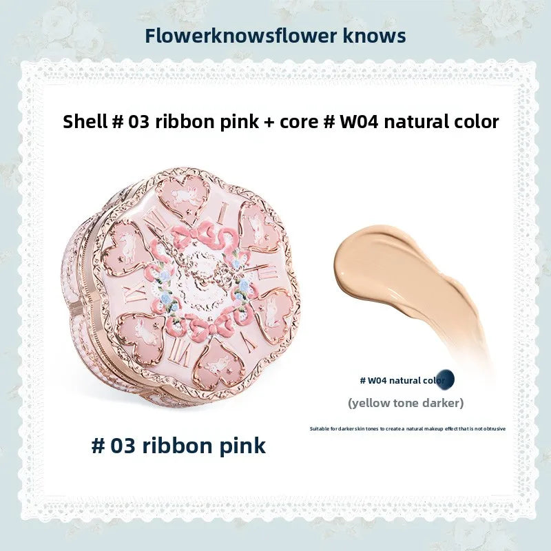 [New Product] Bonnie Garden Flower Knows Air Cushion Powder Delicate Skin Concealer Makeup