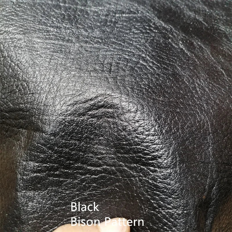 0.7/0.9mm Black Vegetable-Tanned Sheepskin. Top-Grain Leather. Genuine Leather Fabric. DIY Hand For Shoes.Bag. A Whole Sheepskin