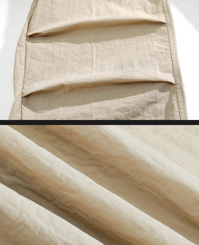 Pants men's four seasons tide loose work pants hundred straight sports paratrooper pants drawstring punch casual pants
