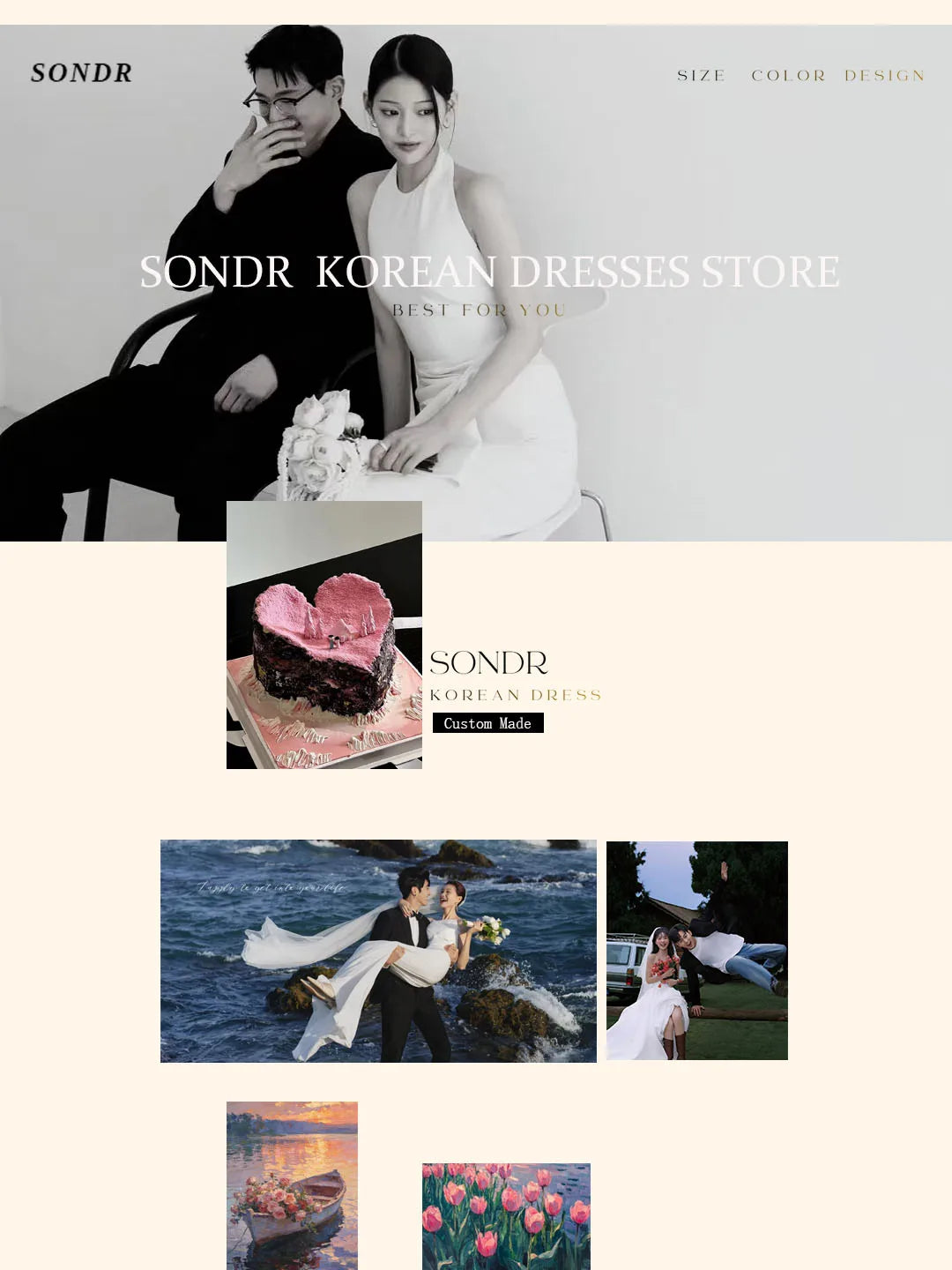 Sondr Elegant 2026 Wedding Dress 웨딩드레스 Pleat Satin Straight Bow Bridal Gown Korea Photography Dress Corset Customized
