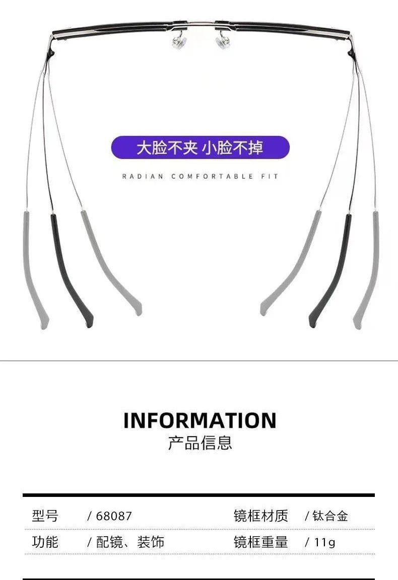 Men's Reading Glasses  0+1.0+1.5+2.0+2.5+3.0+3.5 +4.0 Presbyopia Glasses Retro Anti Fatigue Protective Goggles