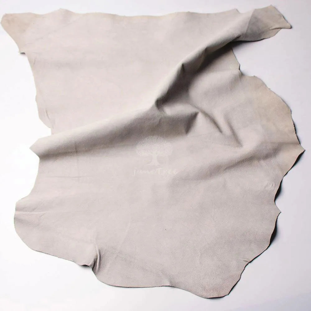 Junetree high quality Sheep skin leather Genuine leather suede face leather  soft 0.8mm thick whole skin leather craft
