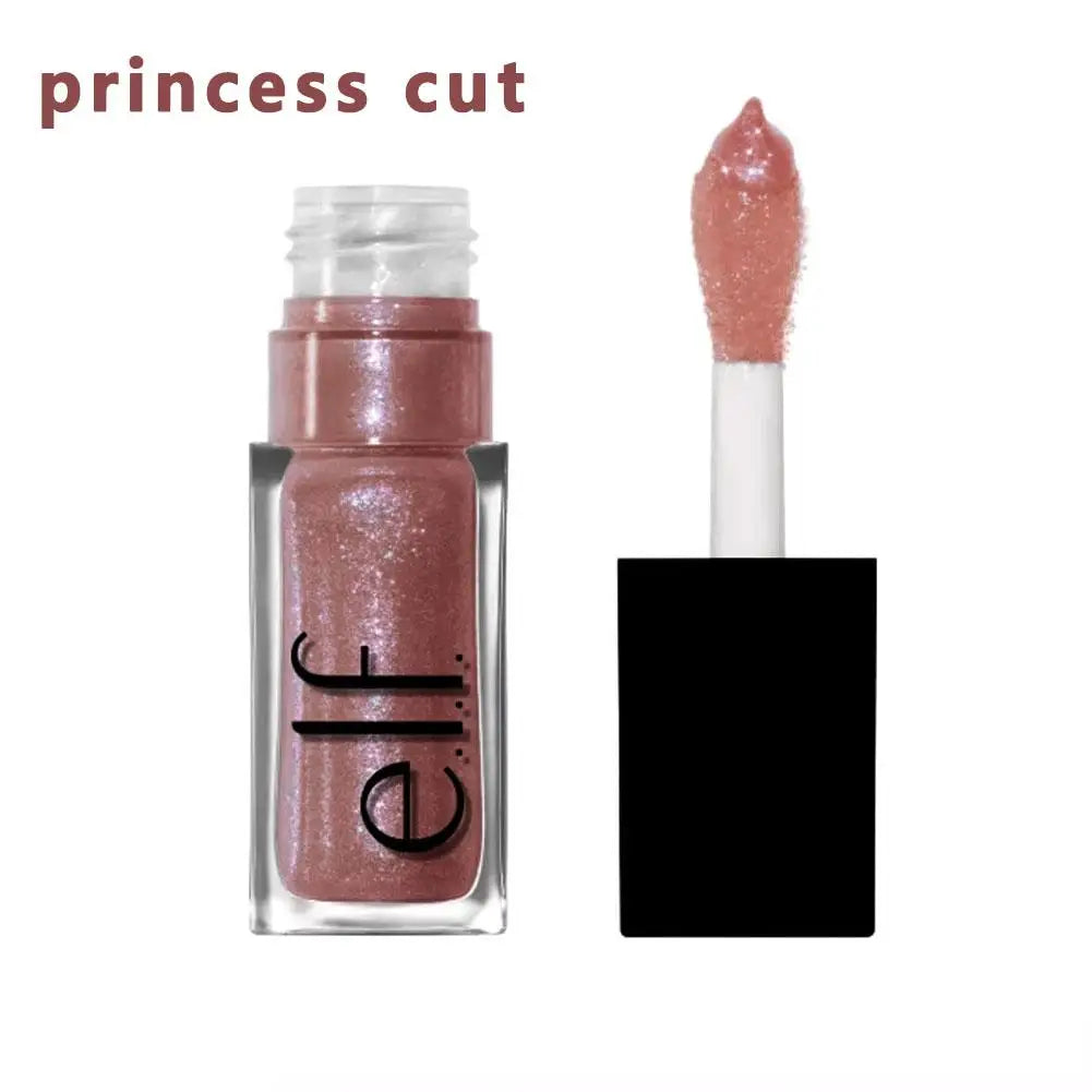 Elf Divine Wine Shiny Lip Glaze Crystal Glossy Finish Long-Lasting Lip Color Cosmetic Beauty Product