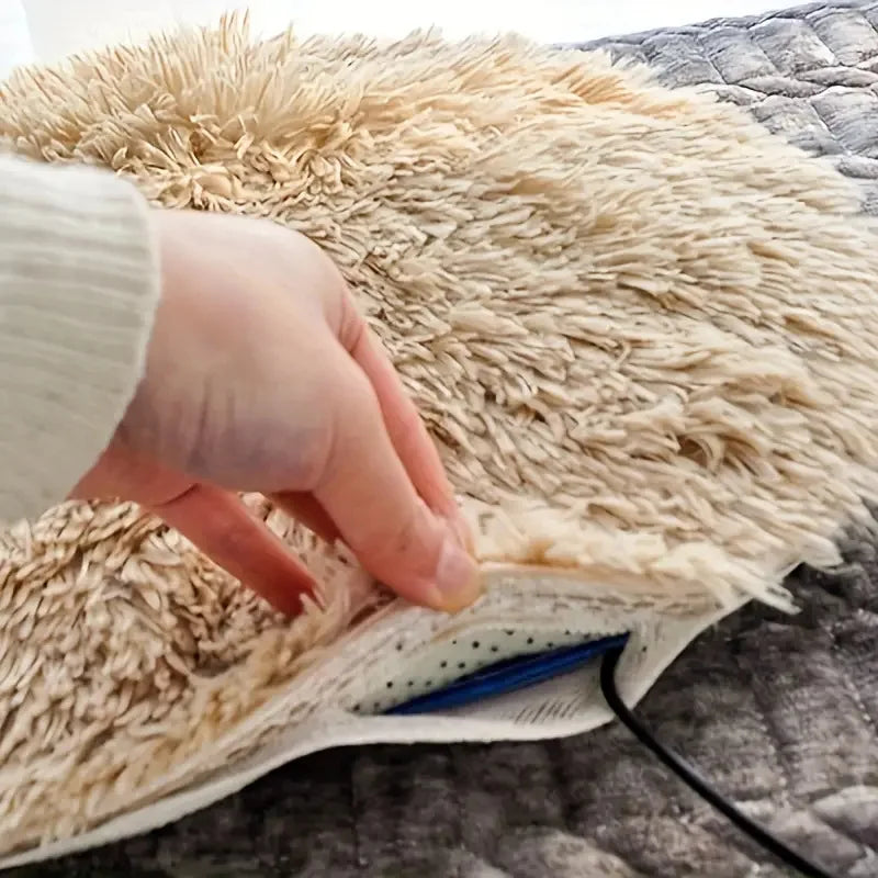 Pet Heating Pad, Electric Warm Mat for Cats and Dogs, Thermostatic & Waterproof, Chew-Resistant & Shock-Proof,  Pet Heater Bed