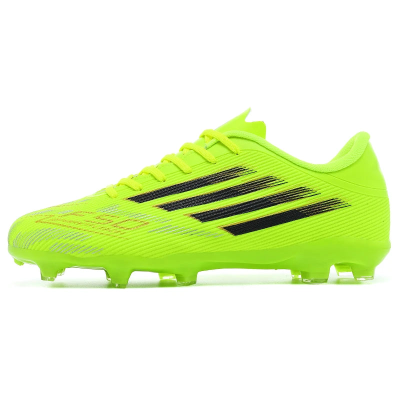 Adult Football Shoes Lightweight Wear-resistant Soccer Boots Anti-slip Outdoor Turf Training Sports for Men Youth Daily Match