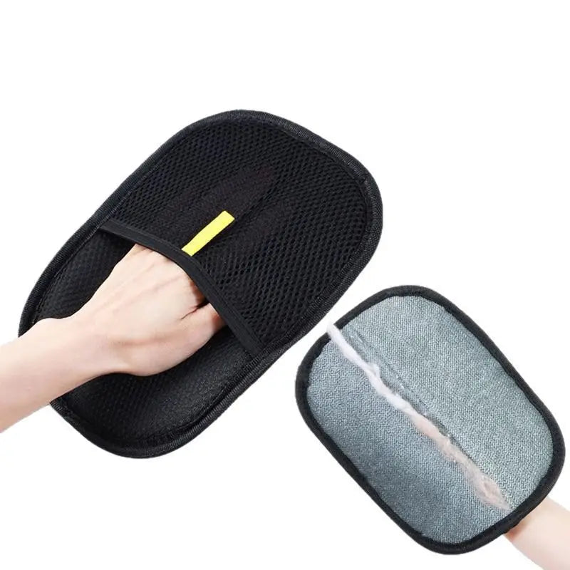 Pet Hair Removal Tool Reusable Static Removal Gloves, Double-Sided Grooming Gloves for Pets, Removes Pet Fur Hair for Carpets