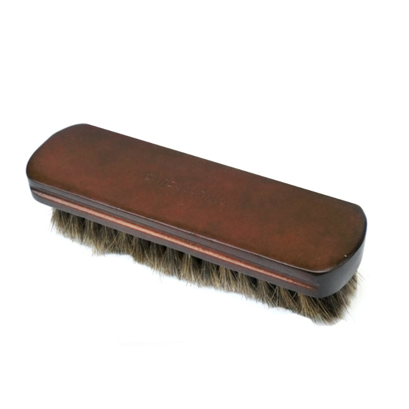 Scraping Tool, Horse Hair Bristles, 1Pc, Horsehair Shoe Brush, Shine Brushes for Boots, Shoes & Other Leather Care Brush