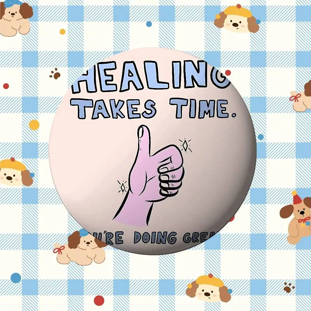 Autism Acceptanc Creative Slogan Badges Tinplate Soft Button Pin Brooch Metal Badge Custom Jewelry Accessories Hat Bag Lapel