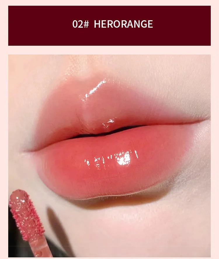 Moisturizing Plump Lips Mirror Effect Lip Color Non Greasy Texture Liquid Lip Pigment Not Easy To Stick Lightly Lip Glaze