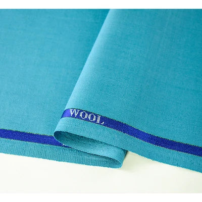 High Count 50% Worsted Wool Fabric For Suits Sewing Blazer Vest Pants Coat DIY High End 280g/m Serge Cloth Material 50X150cm