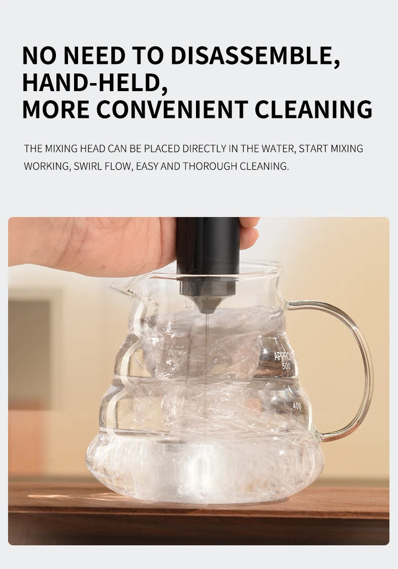 Coffee blender, electric milk mixer, milk cap whipping machine, hand-held milk blender
