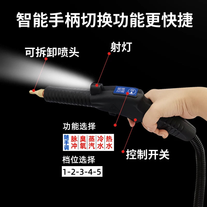 220V Steam Cleaner High Pressure Multi Function Washer for Home Appliances and AC Cleaning EL