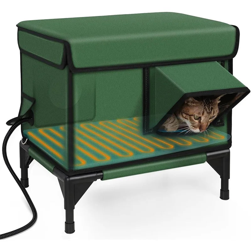 Cat litter Outdoor heating and insulation Cat litter Foldable  cage  delivery room Pet house Universal in all seasons