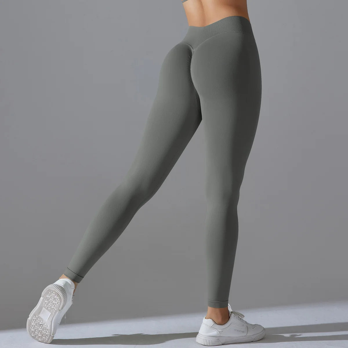 Yoga Pants High Waist Trousers Casual Workout Peach Hip Cycling Sports Gym Running Training Pant Control Slimming Booty Leggings