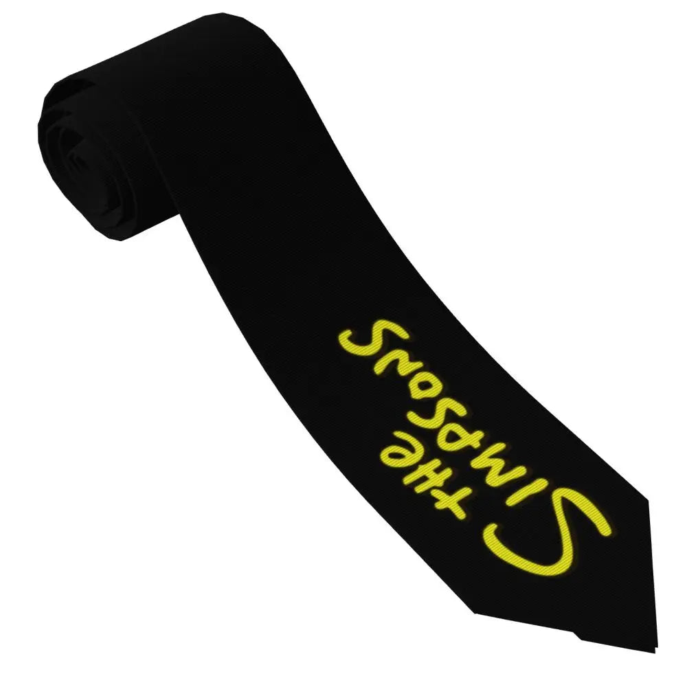 Personalized The S-Simpsones Homer Neck Ties Men Formal Silk Wedding Neckties