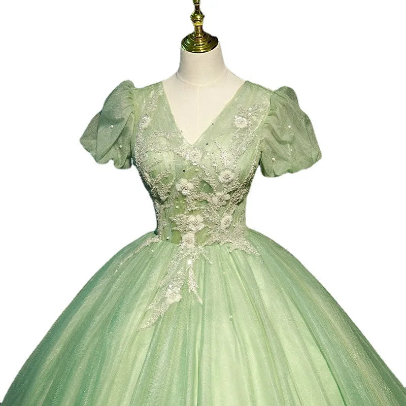 European and American Evening Dress, Voice, Vocal, Piano Art Exam, Solo Performance, Puffy Dress, Host Dress, Adult Ceremony