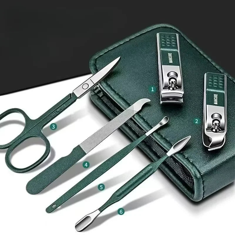 Nail Clipper Set, a 6-Piece Portable Household Nail Tool Set For Men And Women, Specifically Designed For Nail Art And Beauty
