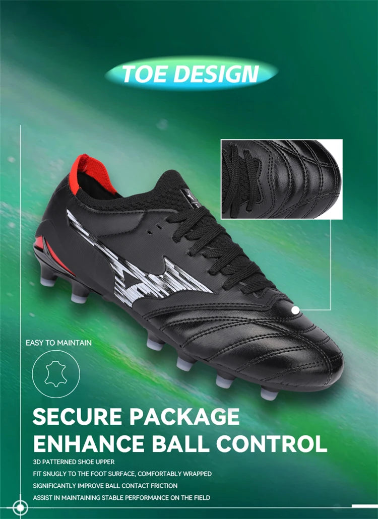 Soccer Shoes Men's Football Boots Grass Training Sports Society Soccer Cleats Non-slip Football Field Boot Crampons De Football