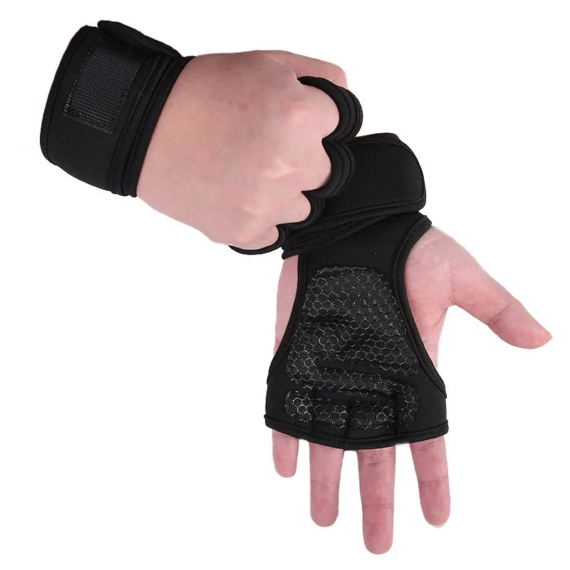 Workout Gloves for Men Women Cycling Gym Weightlifting Fitness Anti-Callus Wrist Support Pull up Bar Unisex Anti-Slip Gloves
