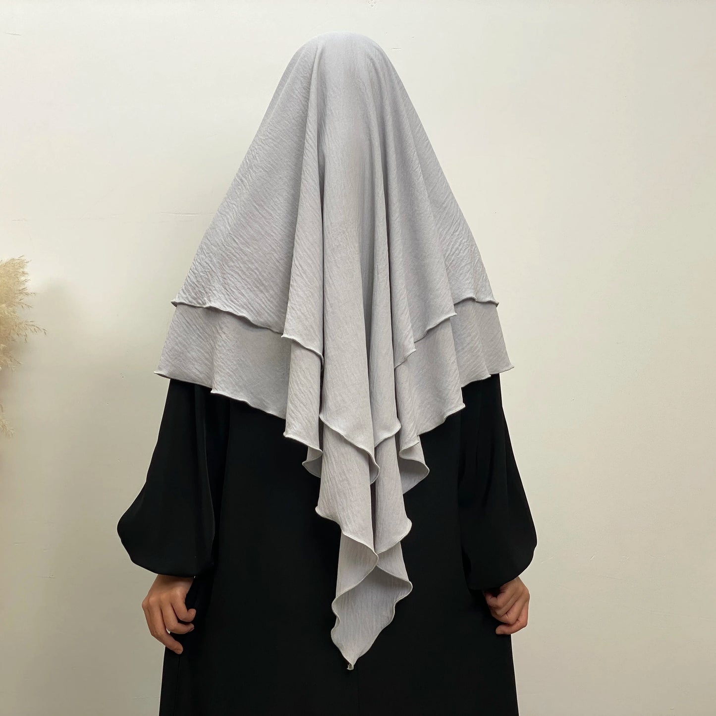 Islamic Clothing Women Muslim Plain Long Khimar Hijab Scarf Headcover Eid Prayer Garment Headdress Dubai Saudi Turkey Indonesia