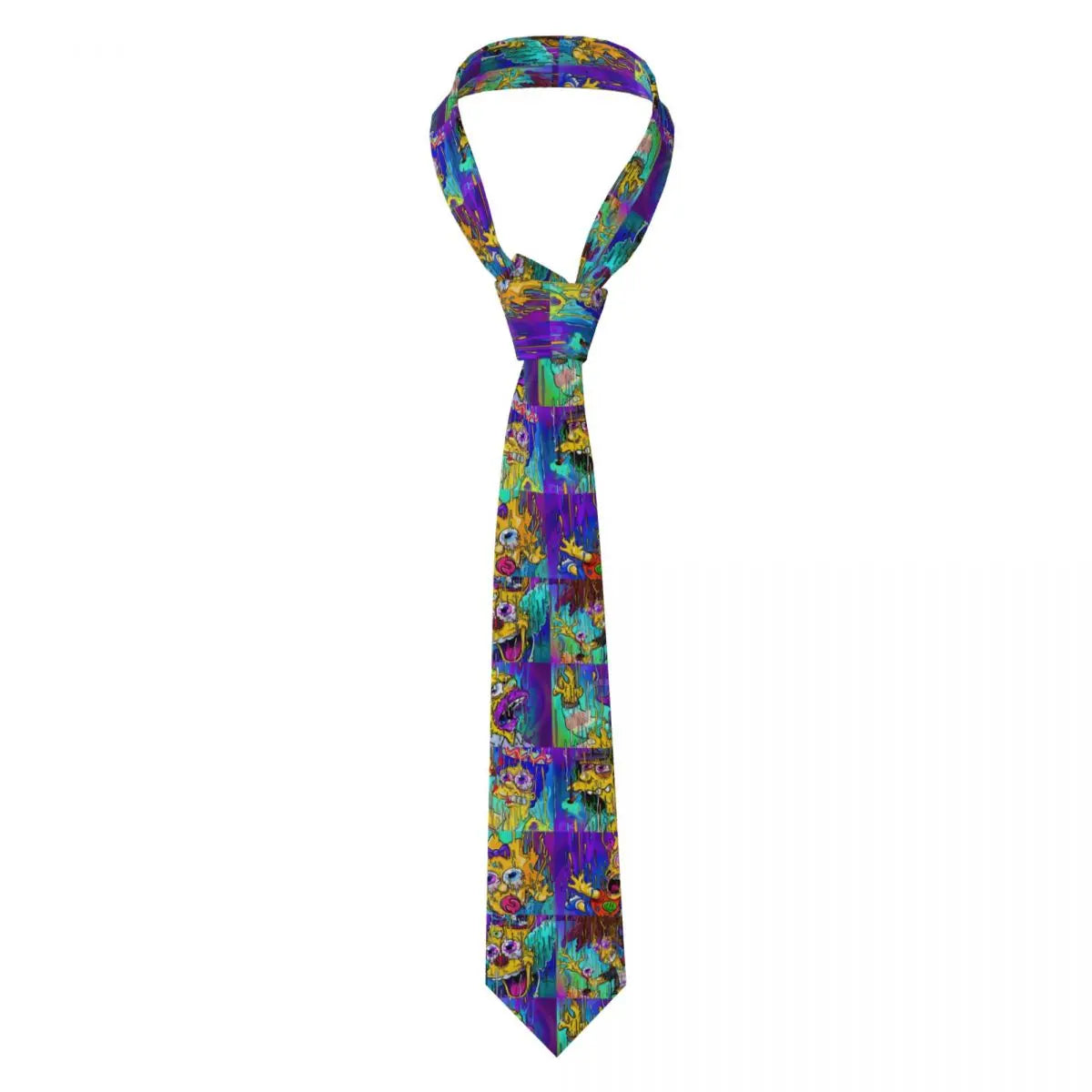 Personalized The S-Simpsones Homer Neck Ties Men Formal Silk Wedding Neckties