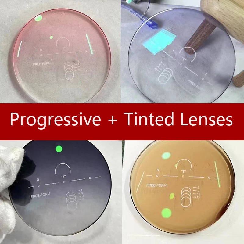Customized Prescription Lenses Colour Tinted Polarized Photochromic Sunglasses Optic Progressive Lens Myopia Presbyopia Glasses