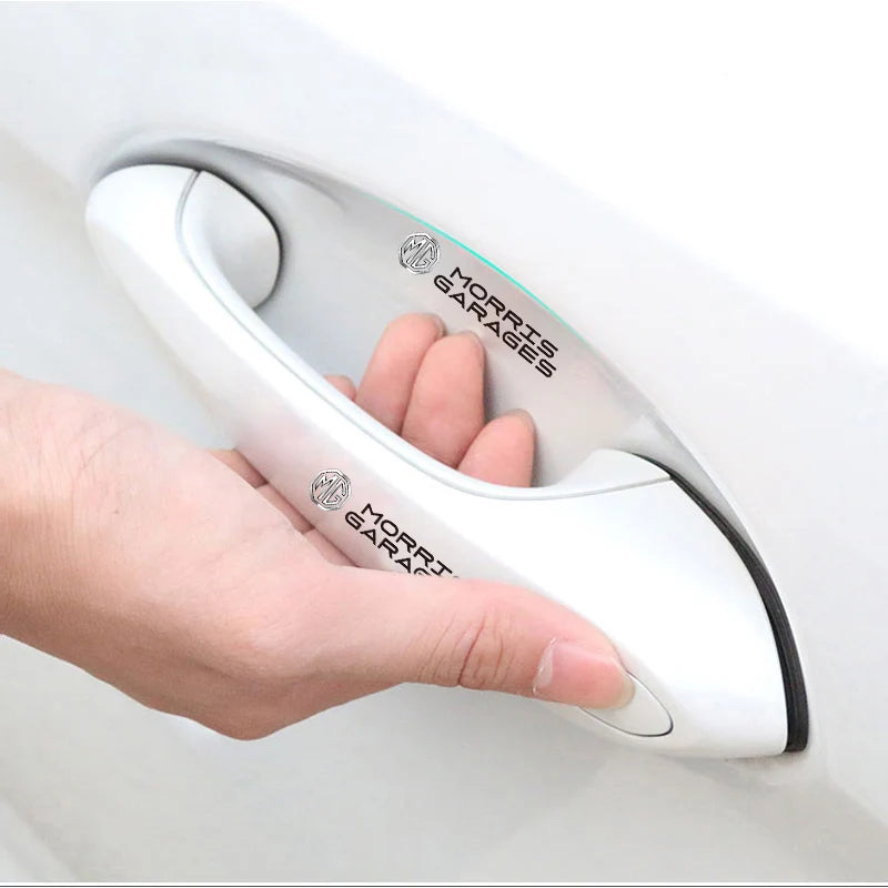 8pcs Car Door Handle Stickers Transparent Protector Film For Morris Garages MG MG3 MG5 MG6 MG7 GT GS Hector HS ZS ZX EZS EHS