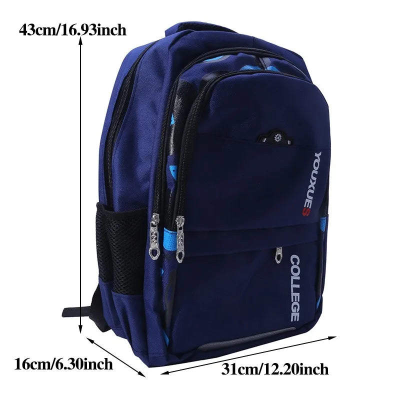 Waterproof Children School Backpack, Casual Primary Schoolbag Book Bag for Boys Daily School Use