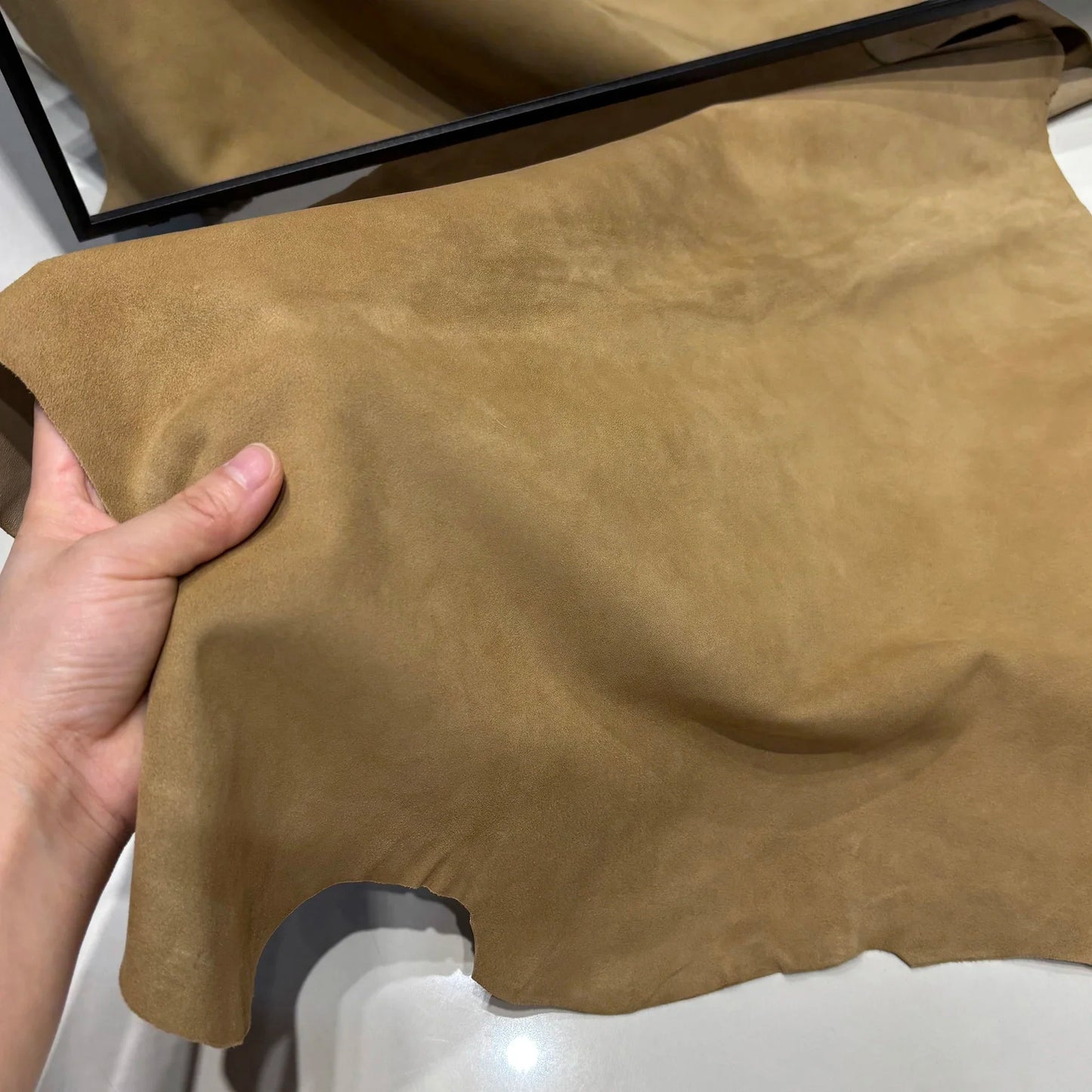 Women's Vintage Suede Jackets Real Sheep Suede Jacket Long Sleeves 2025 Autumn Outerwear