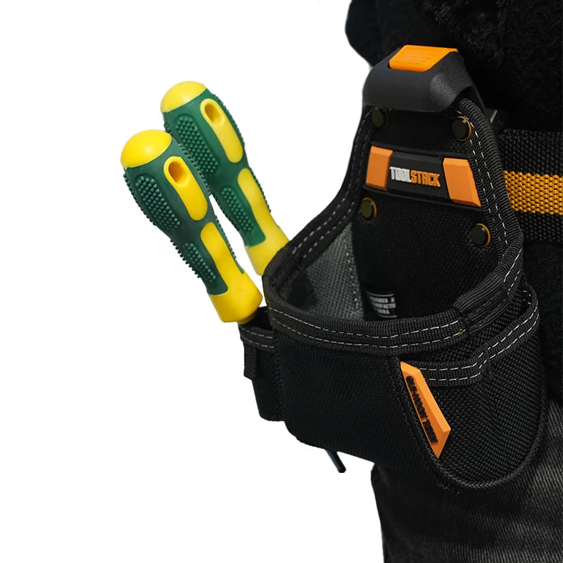 TOOLSTACK Mini Toolkit Quick-Hang Work Tools Bag Carpenter Pocket Tool Pouch Nails & Screwdriver Waist Pouch Utility Storage Bag