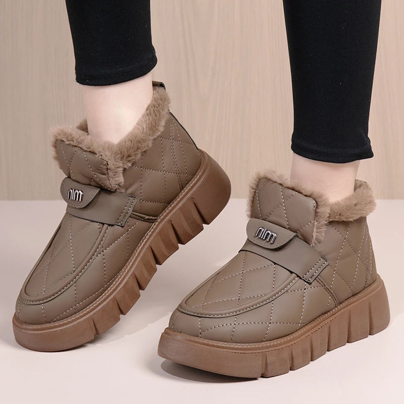 2026 Winter New Arrival Women's Shoes Thick Bottom Anti-Slip Wear-Resistant Cold-Proof Warm Comfortable Free Shipping