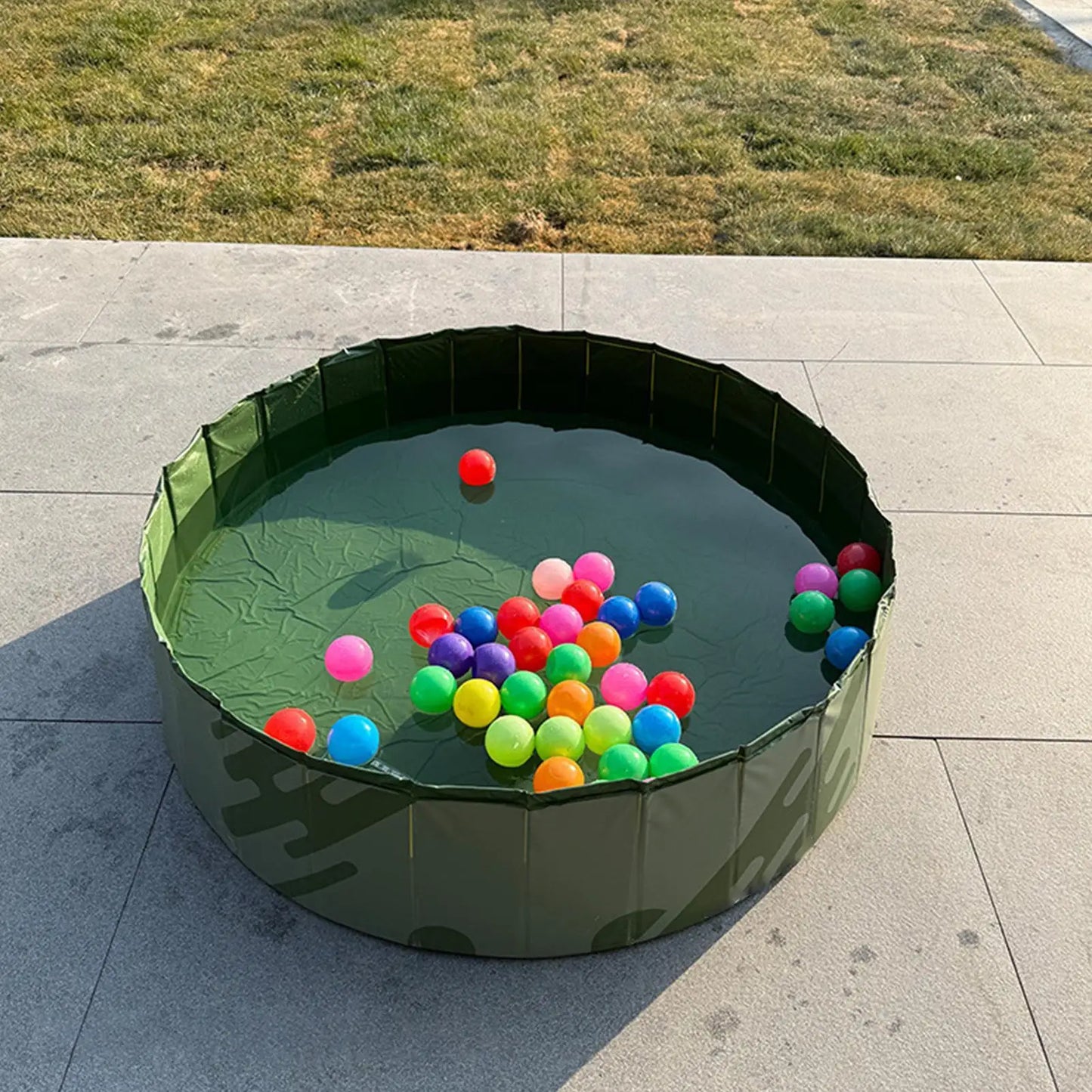Pet Pool Kiddie Tub Portable Pet Pool Foldable Doggy Pools Outdoor Non slip Pet Bath Pet Cleaning Water Basin Pet Supplies