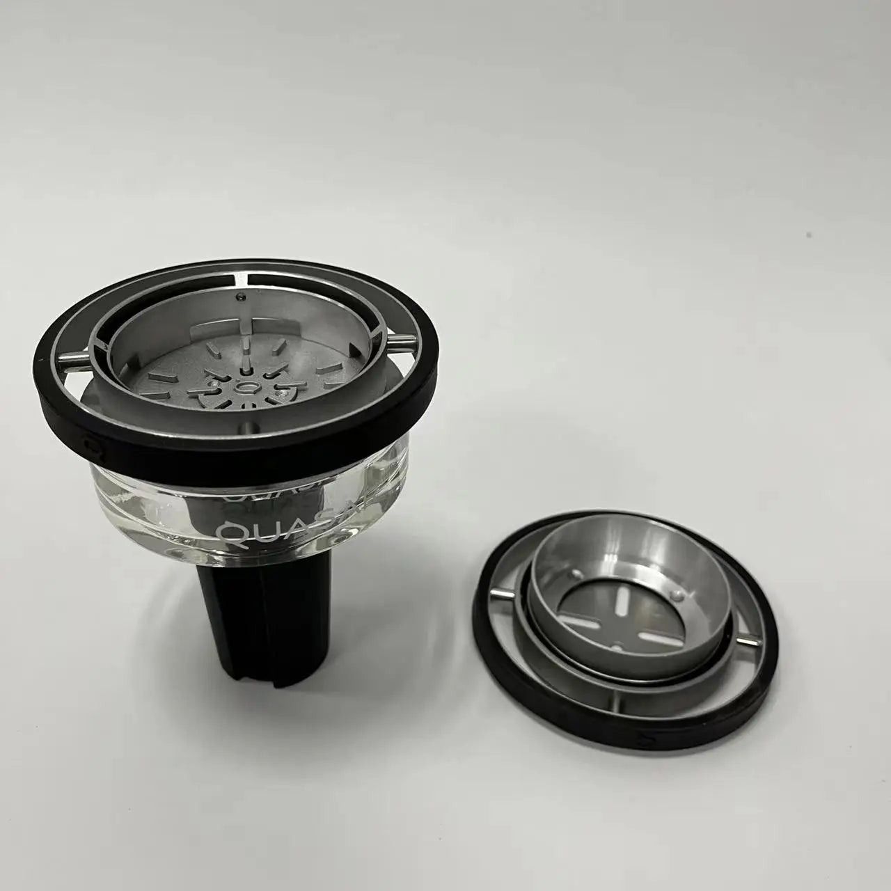 Silicone Hookah Bowl Charcoal Tray & Borosilicate Glass Base QUASAR Premium Hookah Set French Luxury Gift Box for Shisha Chicha