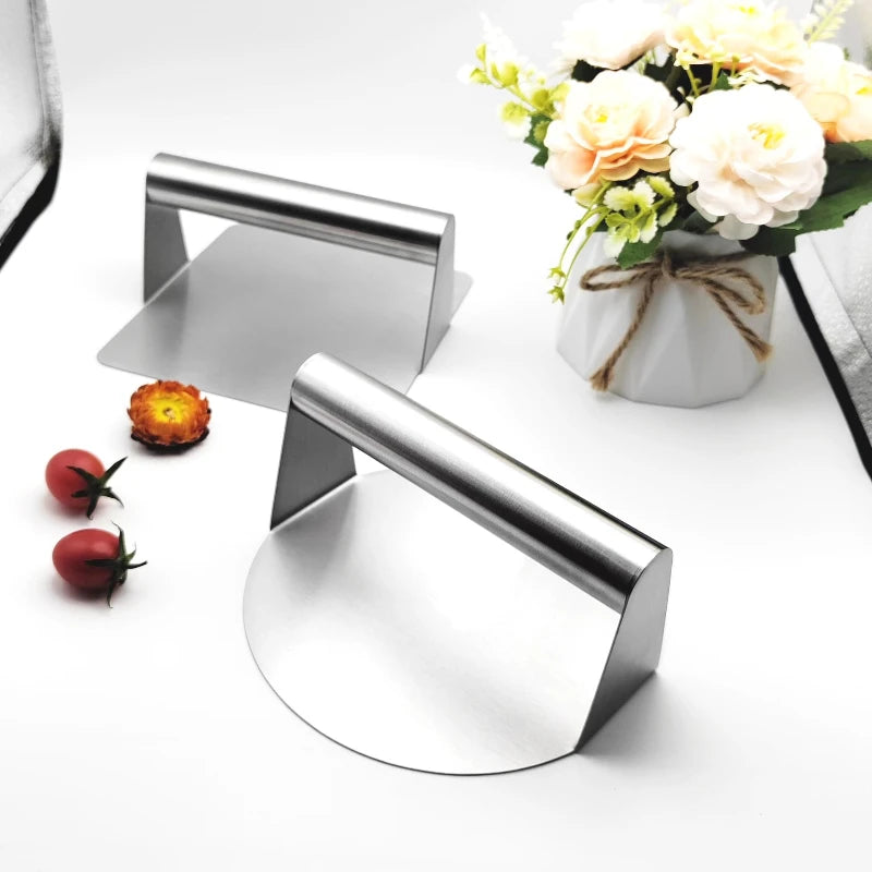 1pc Stainless Steel Hamburg Meat Press Hamburger Press Kitchen Gadgets Meat Pie Make Kitchen Accessories Cooking Accessories