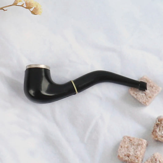 1/6 Miniature Scene Model Dollhouse Accessories Mini Handheld Smoking Pipe Toys