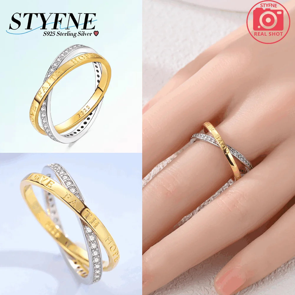Sterling Silver 925 Sun Moon Heart Shiny Zircon Original Finger Ring Luminous Dreamcatcher Rings for Women Fine Jewelry Gifts