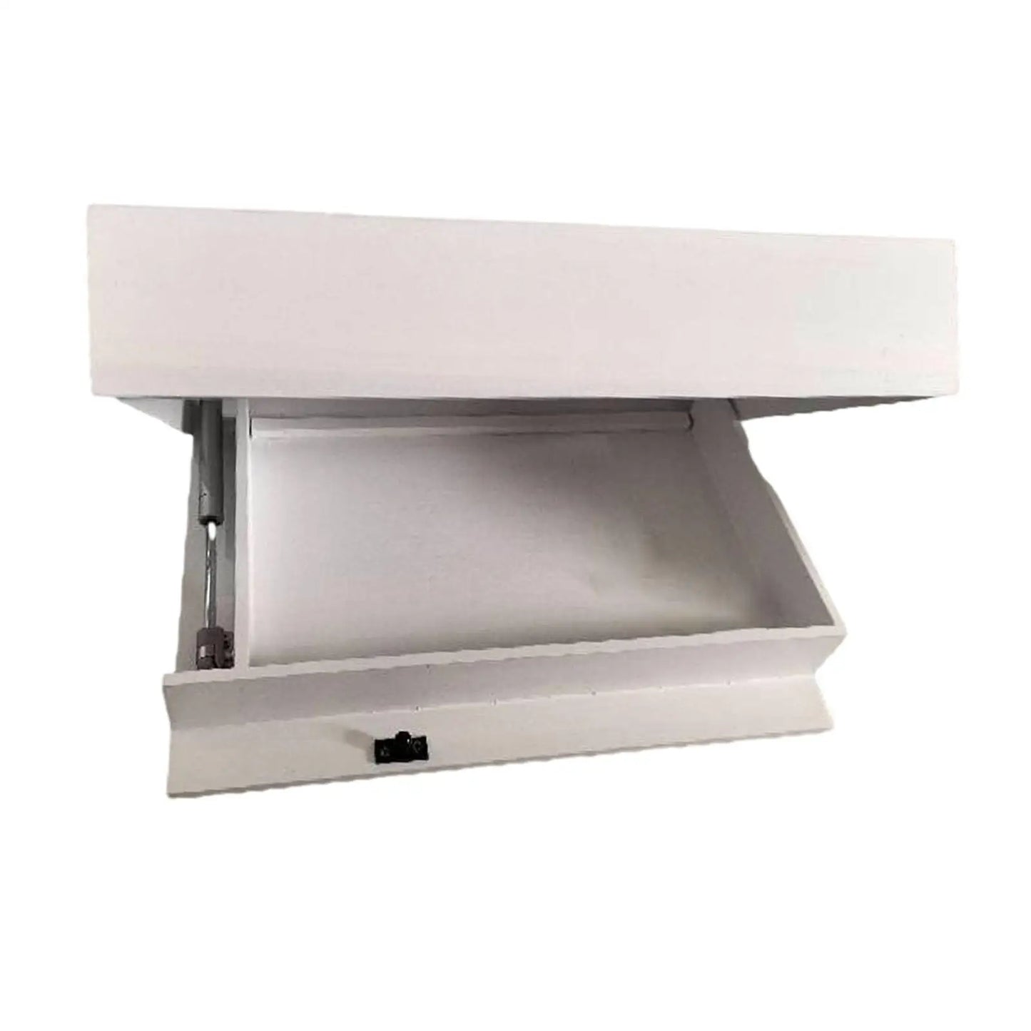 Floating Shelf Wall Mounted Drawer with Compartment Easy Installation Home Decor Storage Rack for Dorm Room Apartment Office
