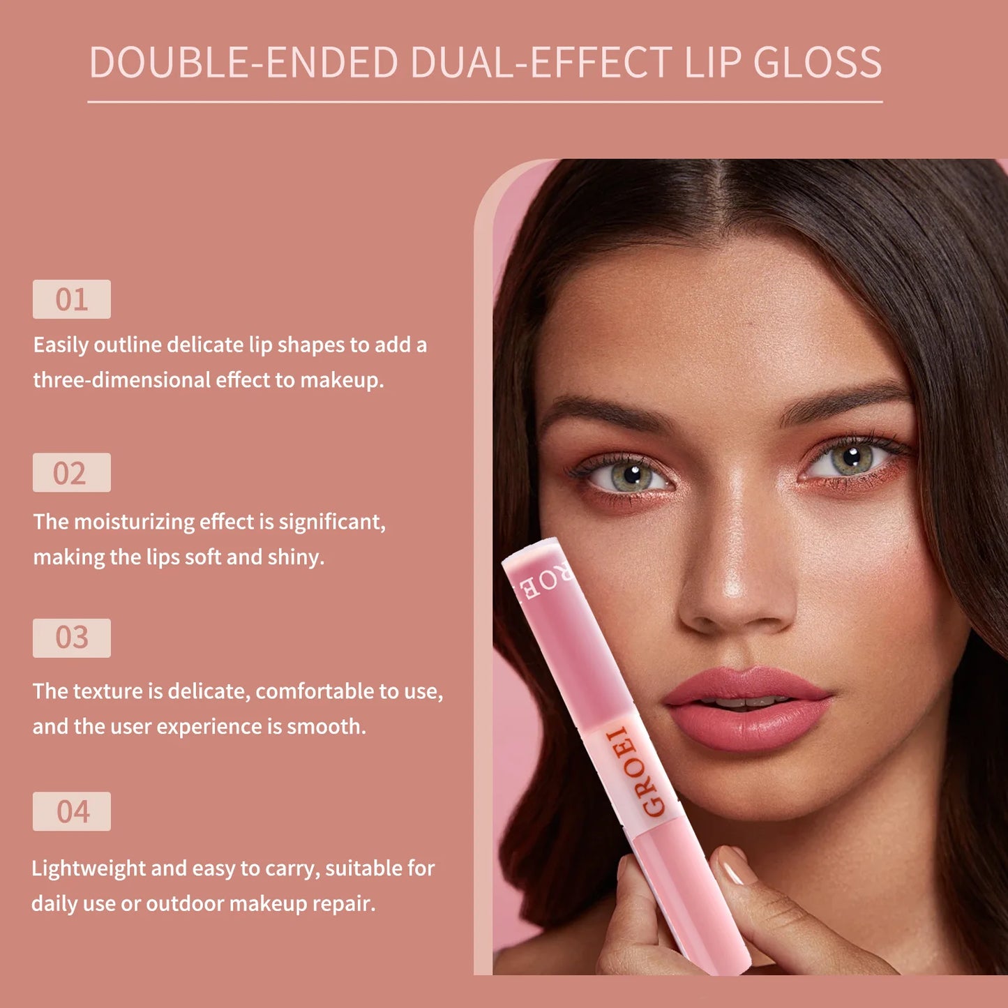 Glitter Lipstick Moisturizing Crystal Jelly Pearlescent Lip  Change Transparent Plumper Gloss  Balm ColorTint Cosmetic Lip Gloss