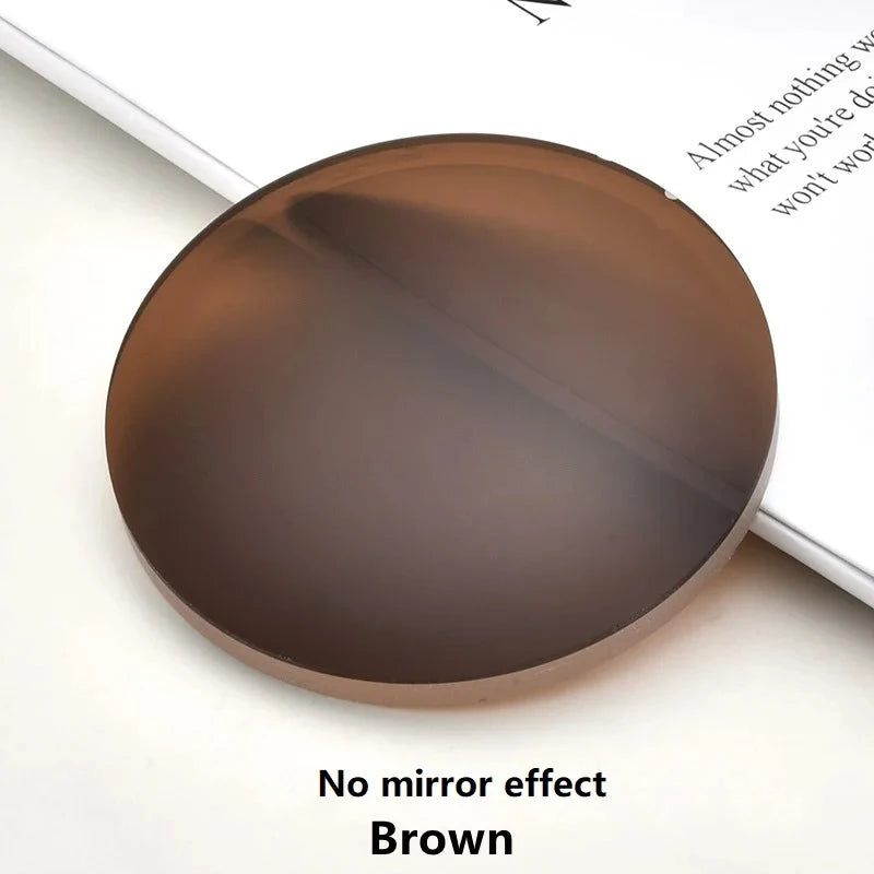 Polarized Optical Sunglasses Lenses 1.56 1.61 1.67 Mirror Prescription Myopia Aspheric UV400 Driving Sun Glasses colorful Lens
