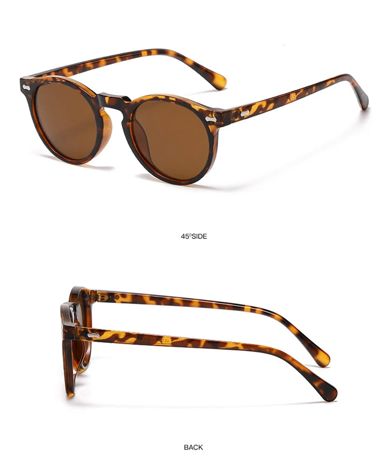 New Retro Polarized Sunglasses Men Women Fashion Small Round Sun Glasses For Male Female Literary Vintage Shades Driving Eyewear