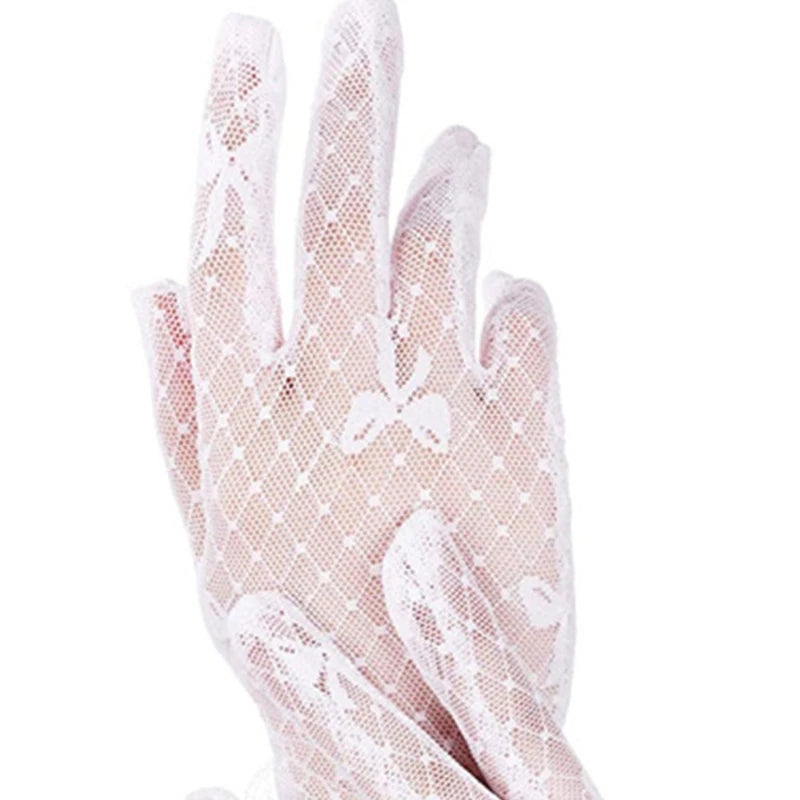 Bridal Wrist Gloves Short Lace Gloves Tea Party Gloves Women Lace Gloves Banquet Gloves Opera gloves Dance Gloves