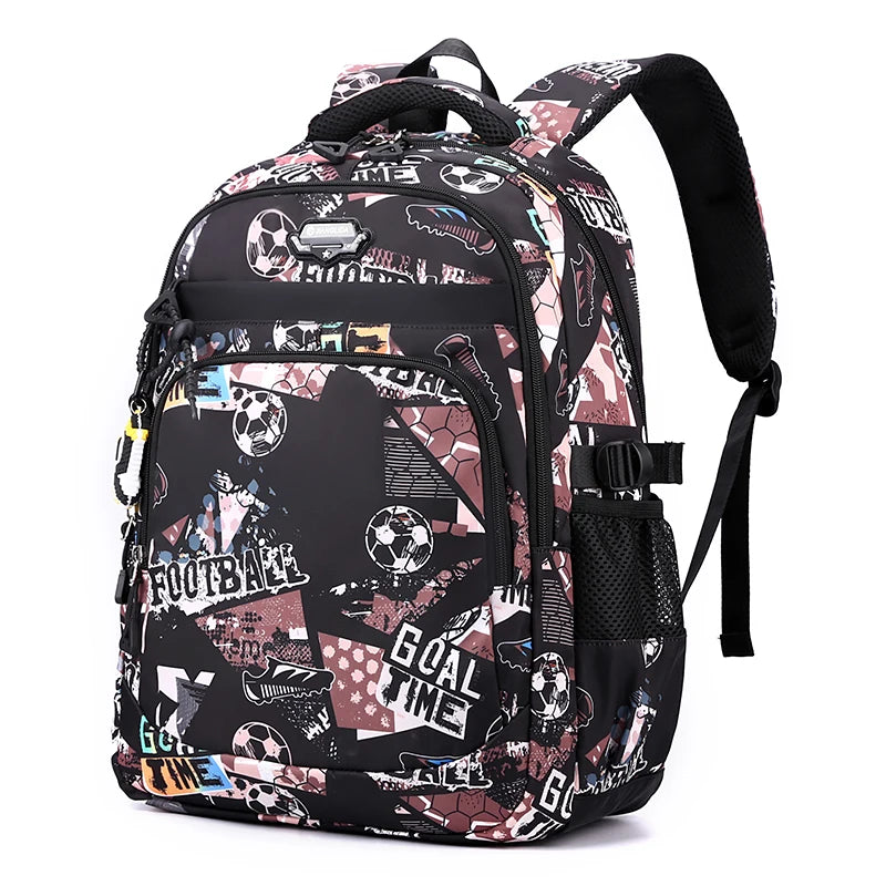 Children School Backpack for Boys Schoolbag for Kids Teenage Elementary Middle Waterproof Lightweight Bookbag Daypack 3-9 Garde