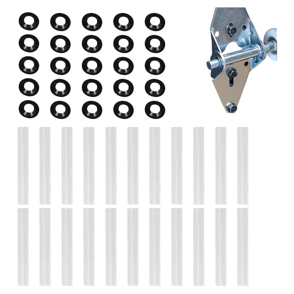 20pcs Quiet Roller Garage Door Rollers High Load Precision Bearing Garage Roller Kit Noise Reduction Heavy Duty