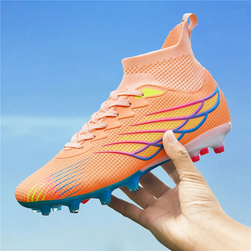Professional Football Boots Man  Outdoor Sports Sneakers Soccer Shoes Adult's Society Football Cleat Ultralight Training Soccer